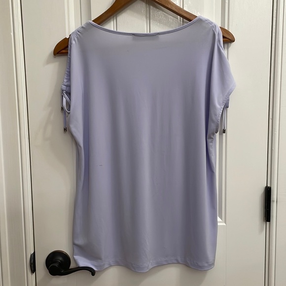 Ivanka Trump lavender blouse.  S/M - Picture 5 of 6